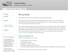 Tablet Screenshot of greenrenters.org